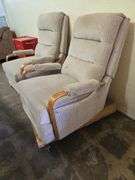 Pair of Vintage Reclining Rocking Chairs