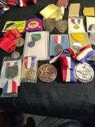 Swimming medals lots of them