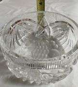 Vintage Crystal Bowl - Fruit theme
