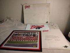 1982 Tampa Bay Bandits license plate and photograph