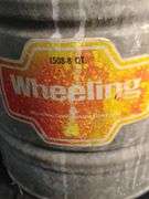 Vintage Wheeling galvanized watering can