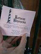 New hammock stand and previously used hammock