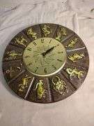 Westclox zodiac ceramic clock