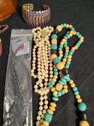 Bag of jewelry with jewelry case