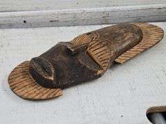 Vintage African Totem? Mask (BIN $200). FR