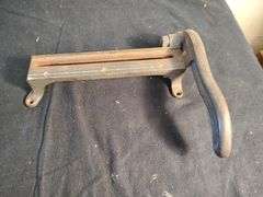 Vintage cast iron spring balance scale