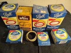 Wide mouth rims and lids for canning jars