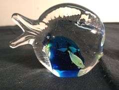 2 Fish paperweights