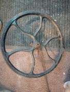 Antique Singer treadle sewing machine wheel
