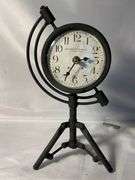 William Sutton and Co. 85 Cheapside Street London 1894 standing Metal base Clock
