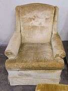 Vintage Chairs & Ottoman