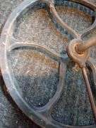 Antique Singer treadle sewing machine wheel