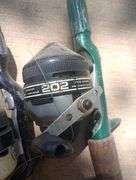 2 Vintage fishing poles