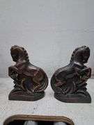 Horse bookends. 1d