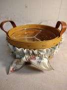 Longaberger basket with insert