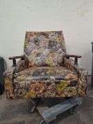 Vintage floral chair