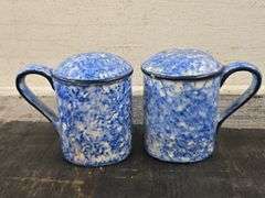 5 Pieces of Stangl "Town and Country" Sponeware. 5B