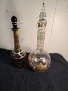 Mid Century modern & Decorative  glass decanters