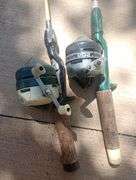 2 Vintage fishing poles
