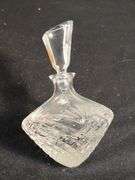 3 Vintage Astral Hand made crystal cut glass bottles made in Korea