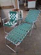 5 folding outdoor chairs