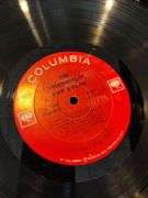 Box of albums variety Queen, Bob Dillon, Folk songs, and more