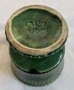 McCoy Green Swirl Pot