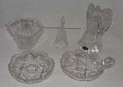 Lead Crystal Decor (Nappy, Bell, Angel Candle Holder, Etc)