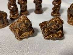 Rose Tea Figurines Ceramic Animals