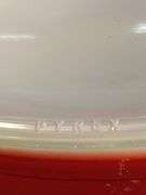 Vintage Pyrex bowl with lid and holding rack Golden Holly Pine Cone