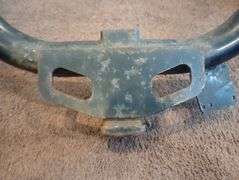 Hitch receiver towing bar