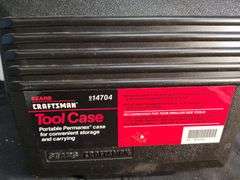 Craftsman tool case and Craftsman 3/8 in drill