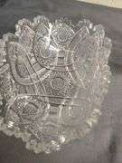 3 Cut glass bowls