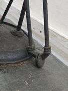 Cast Iron Fireplace Tools with Brass Knobs. 21A