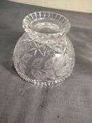 3 Cut glass bowls