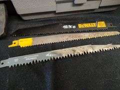 Ryobi saws all in case & blades
