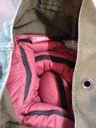 Vintage army bag and sleeping bag