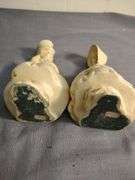 Vintage chalkware Coventry bookends