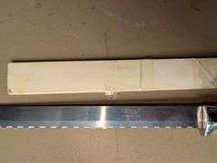 Knife Assortment New Gisu Serrat Knife, 12 new 12 inch skewers, meat fork, sharpener rod