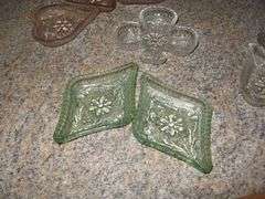 SMALL CANDY-COIN-NUTS DISH-CARD RELATED-CLOVER-HEART