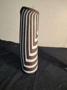 Signed vase & Waterford bud vase