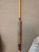 Vintage fishing pole in case