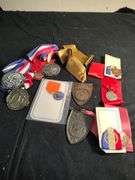 Swimming medals lots of them