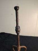 Cast iron candle holder top needs to be reattached
