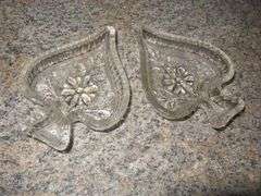 SMALL CANDY-COIN-NUTS DISH-CARD RELATED-CLOVER-HEART