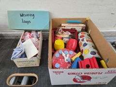 Vintage Crafting Supplies & Toys (Playskool, Fisher Price & more). 4B