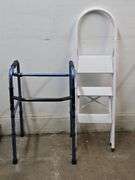 Folding Step Stool & Walker