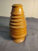 Carved wood bank