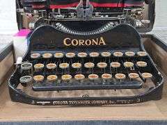 Antique Corona Typewriter No. 3 with Manual (BIN $200). FR