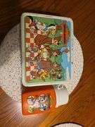Vintage Funtastic World of Hanna Barbera Lunchbox with Thermos 1977  Metal RARE
